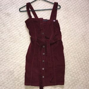 Fall overall dress
